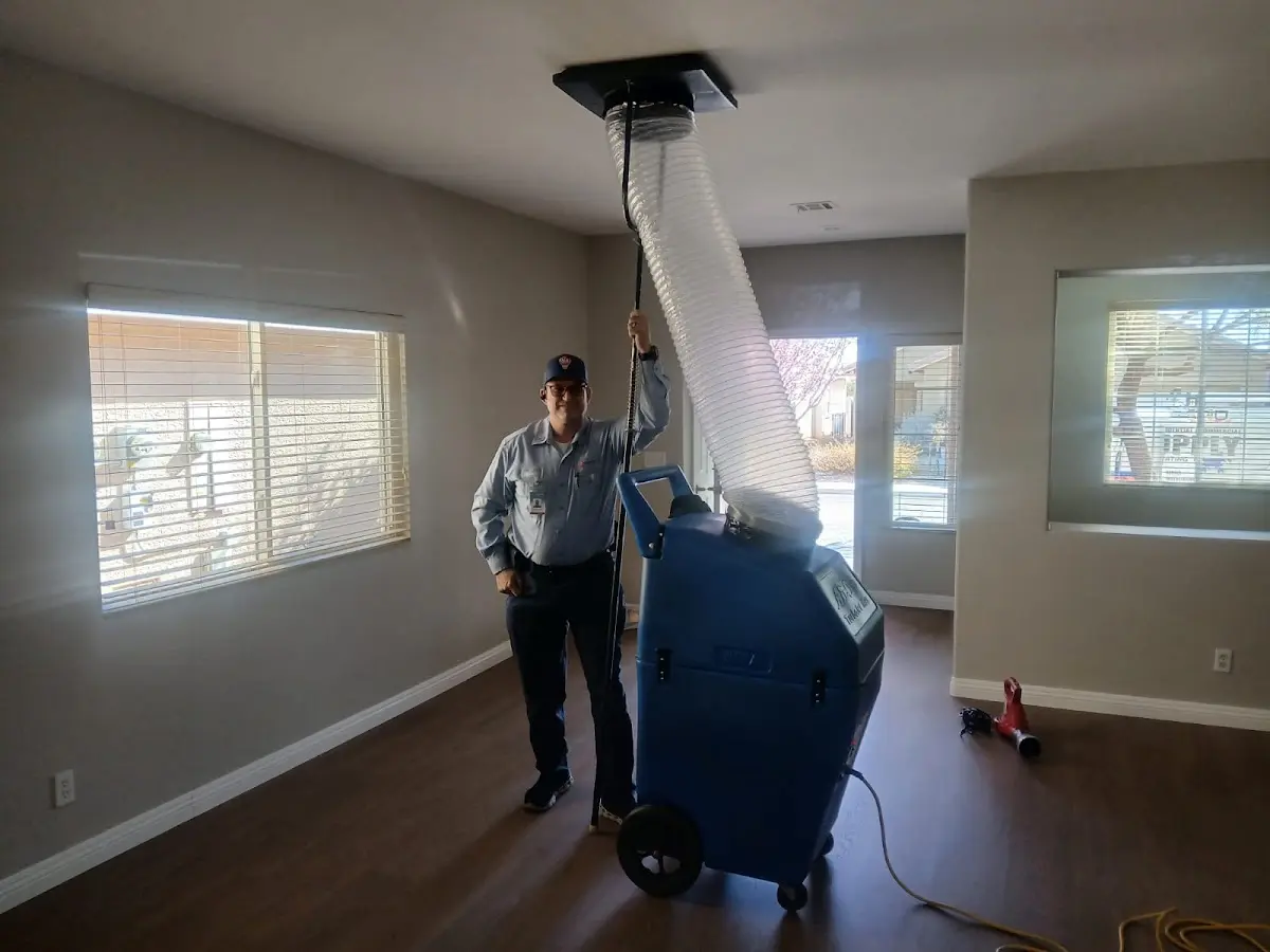 Professional Dryer Vent Cleaning work inside a Country Club home